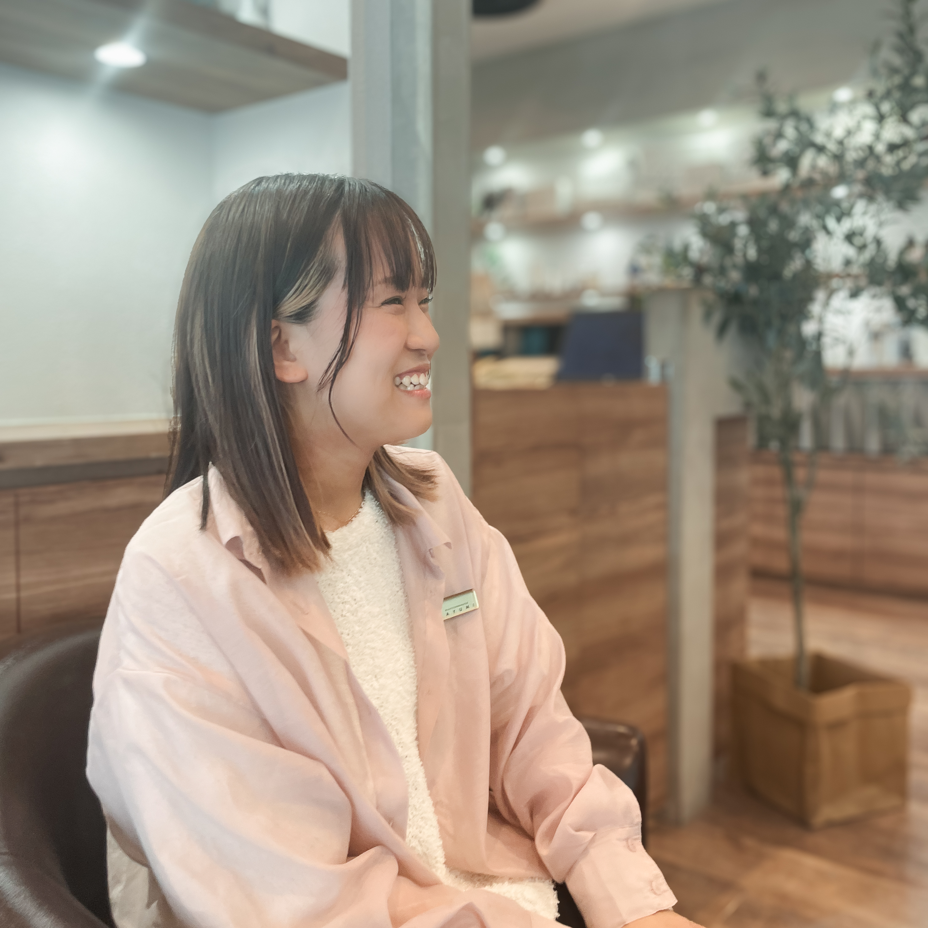 決まりすぎない、ナチュラルなキープ力／レセプション澤田