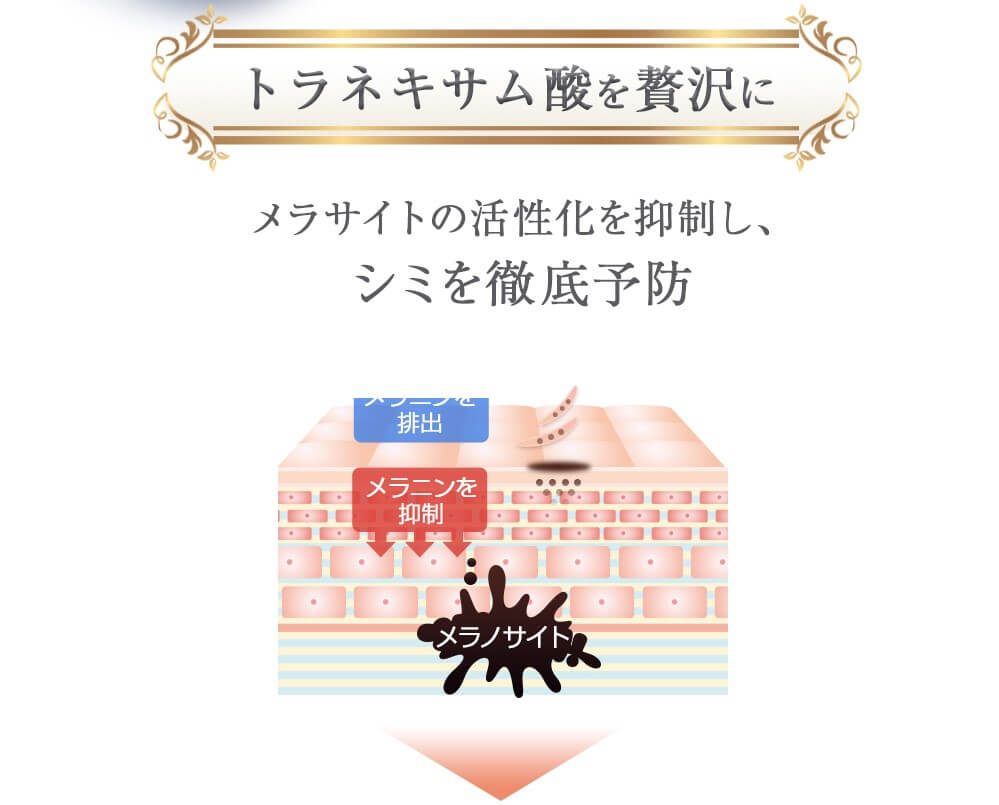 トラネキサム酸を贅沢に