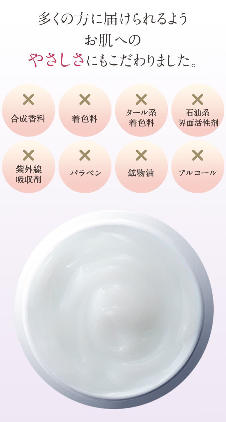 やさしさにもこだわりました