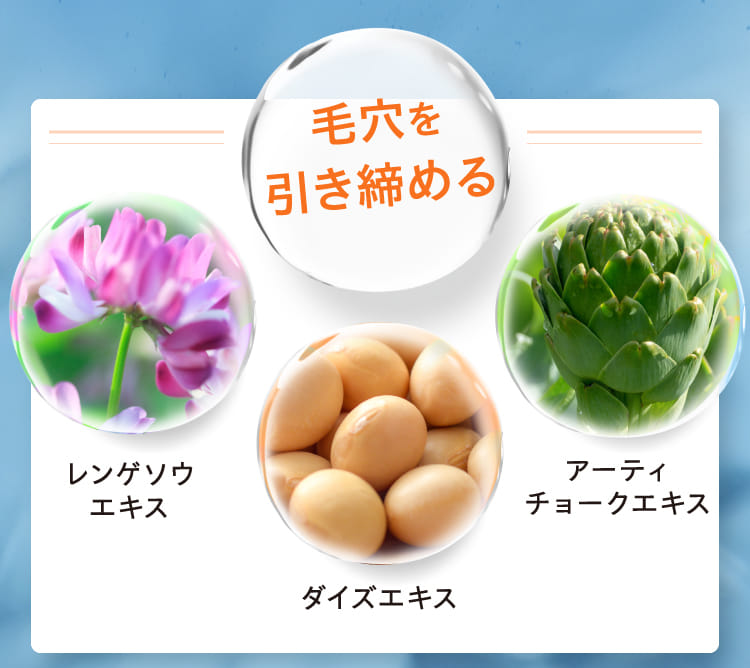 毛穴を引き締める