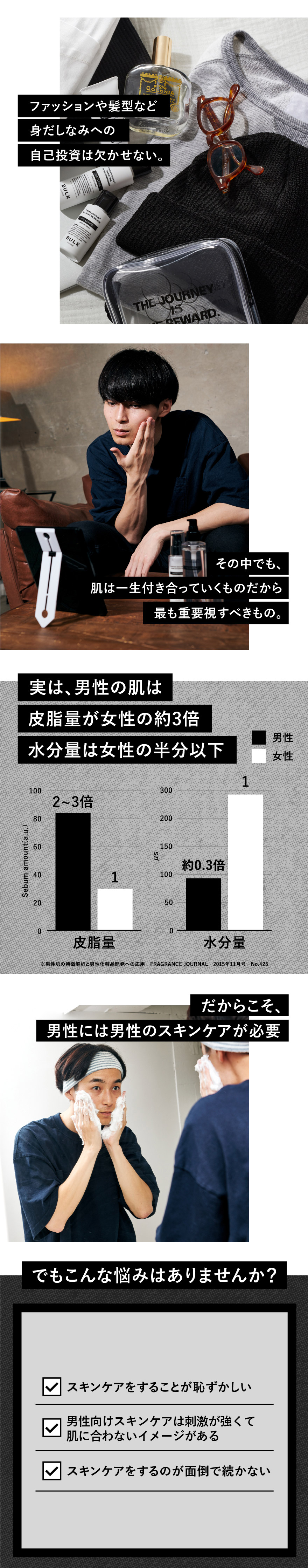 スキンケアを毎日してほしい理由。