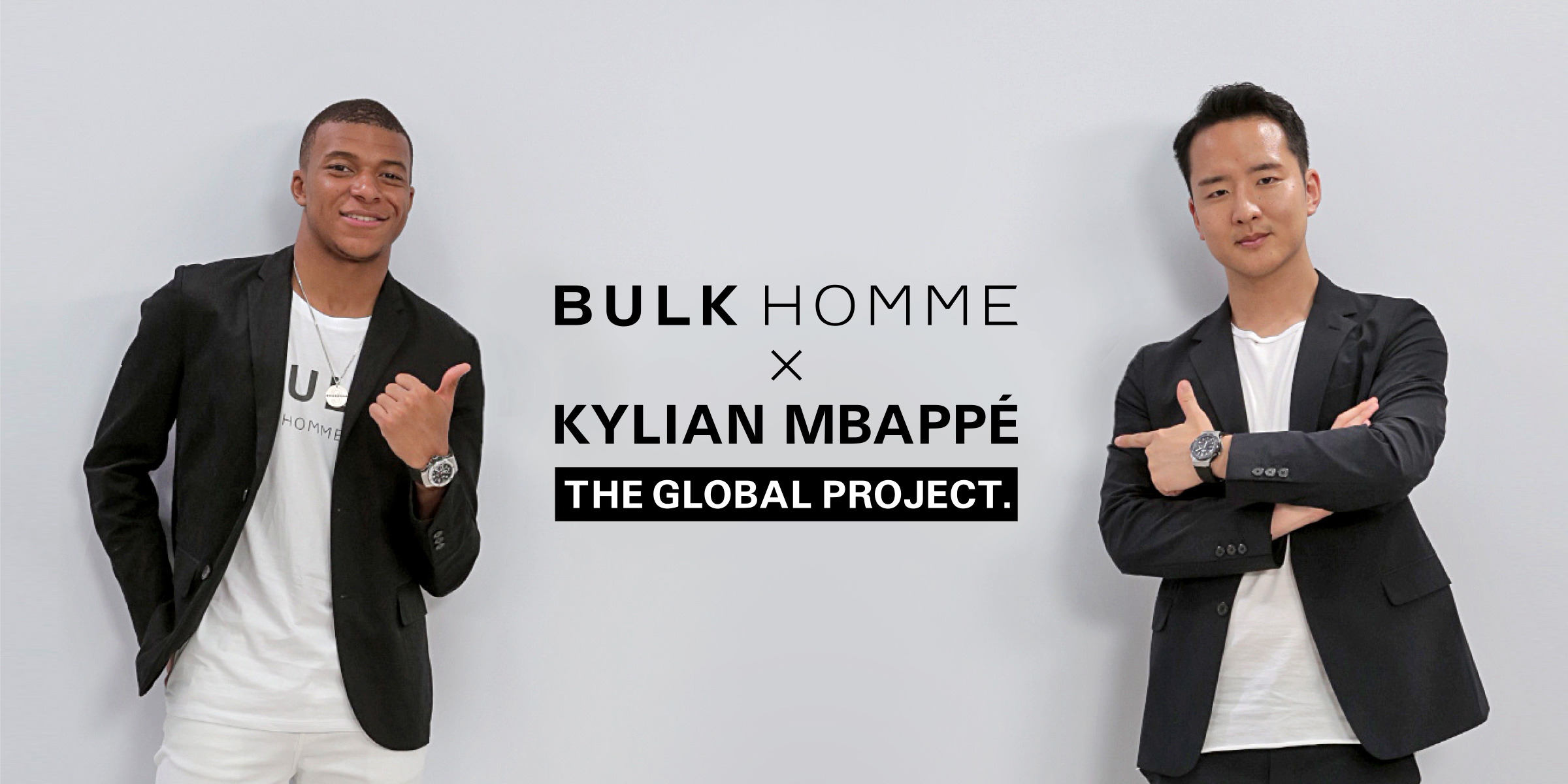 BULK HOMME×KYLIAN MBAPPÉ THE GROBAL PROJECT.