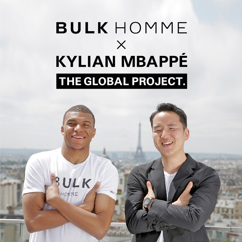 BULK HOMME×KYLIAN MBAPPÉ THE GROBAL PROJECT.