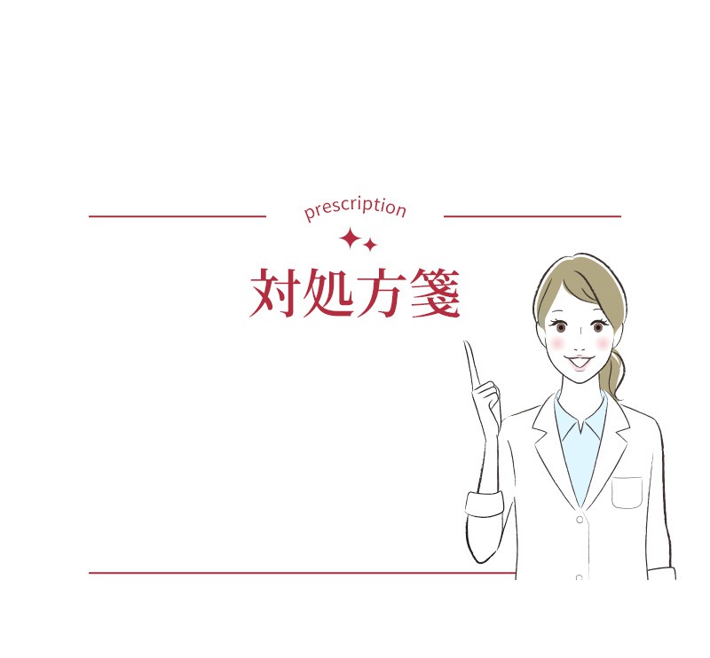 あなたのシミの対処方をご案内