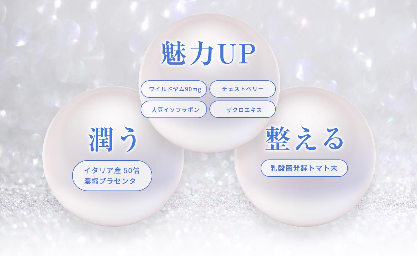 魅力UP 潤う 整える