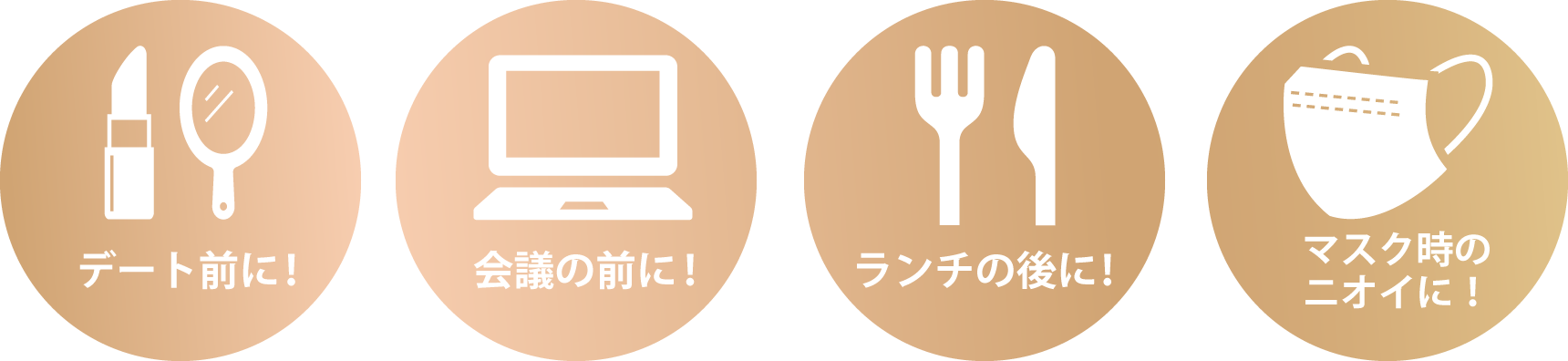 デート前に! 会議の前に! ランチの後に! マスク時のニオイに!