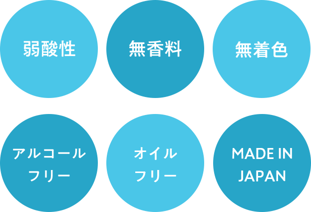 弱酸性 無香料 MADE IN JAPAN オイルフリー アルコールフリー マツエクOK