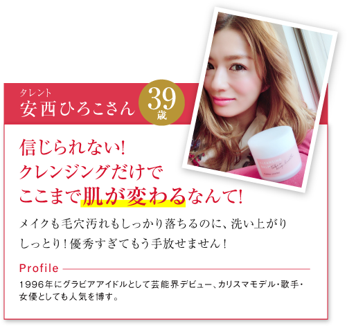 タレント 安西ひろこさん