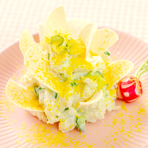 幼児食 モンブランサラダ