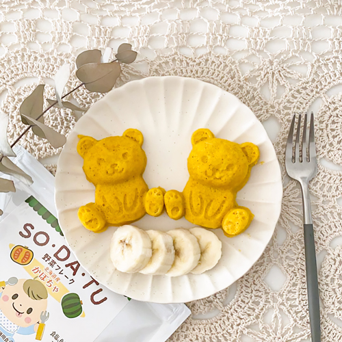 幼児食 かぼちゃオートミール蒸しパン かぼちゃフレーク