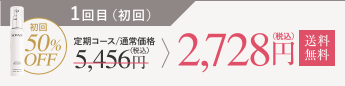 1回目(初回)初回50%OFF2,728円(税込)送料無料