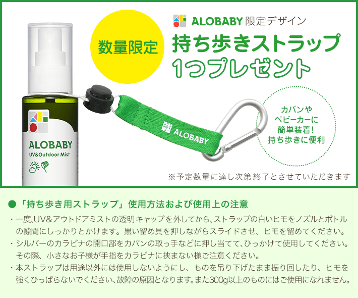 持ち歩きストラッププレゼント