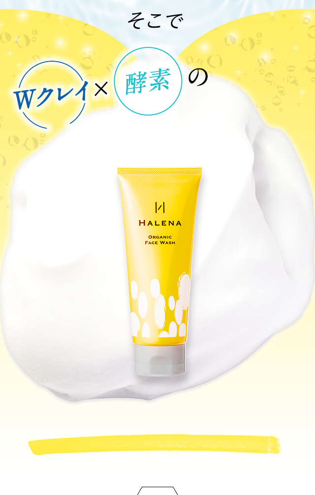 Wクレイ 酵素もっちり泡洗顔