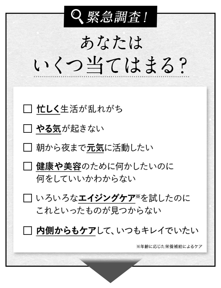 緊急調査!あなたはいくつ当てはまる?