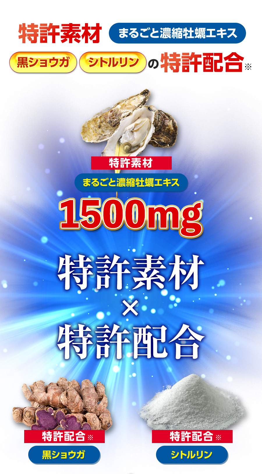 特許素材×特許配合
