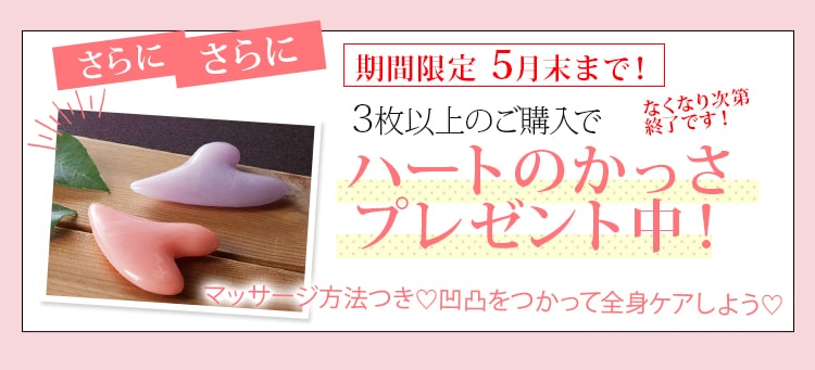 3枚以上のご購入でマスクをプレゼント中!