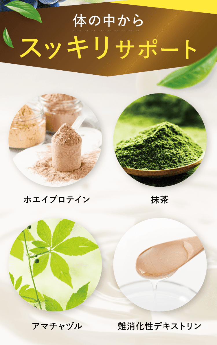 体の中からスッキリサポート