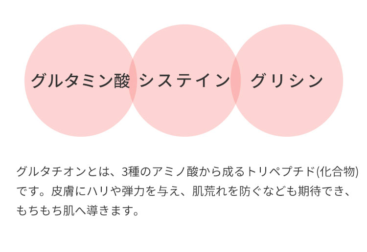 2 グルタチオン量を増やし 美肌を育てる