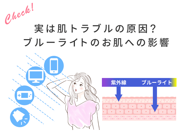 実は肌トラブルの原因?ルーライトのお肌への影響