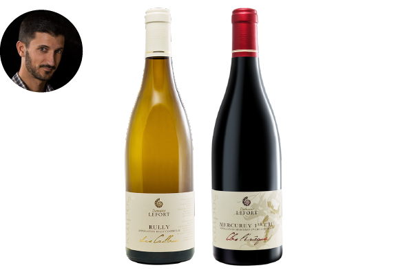 左:【白】リュリイ村名 右:【赤】メルキュレ1級 希望小売価格:2本で13,000 円(税込)相当