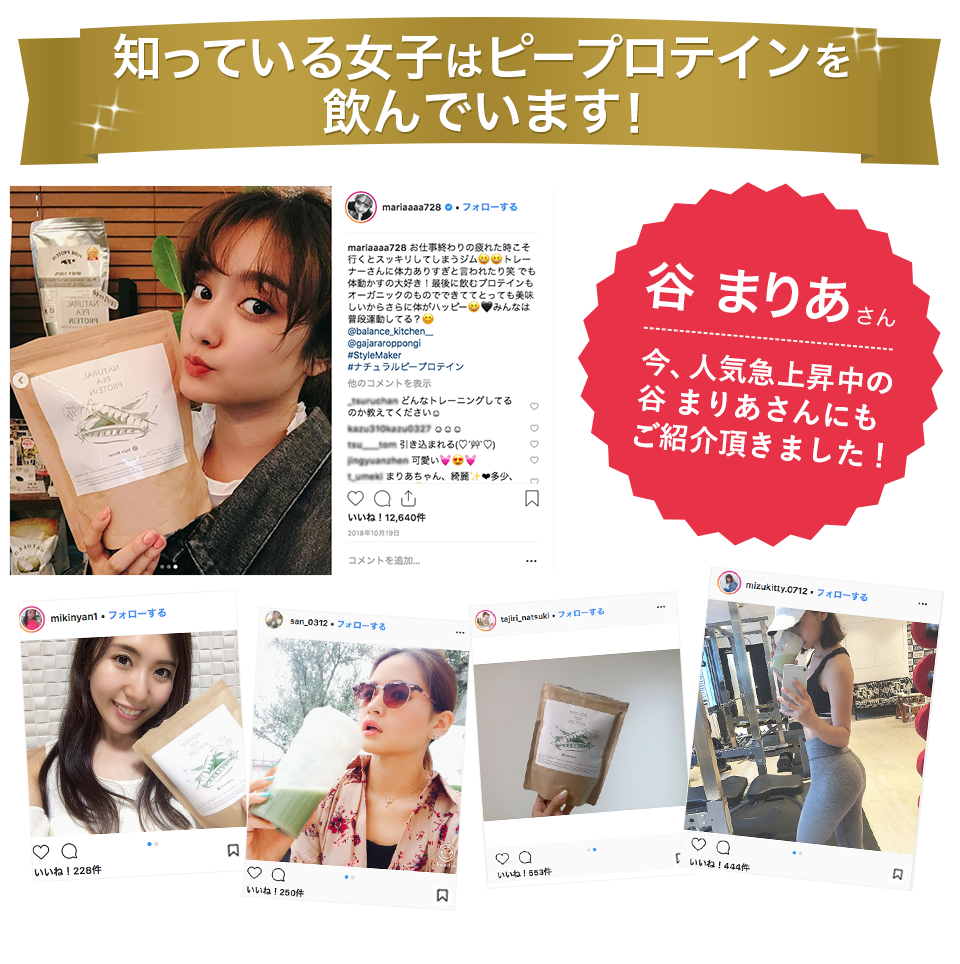 プロテインの中でもピープロテインがSNSでも話題沸騰中